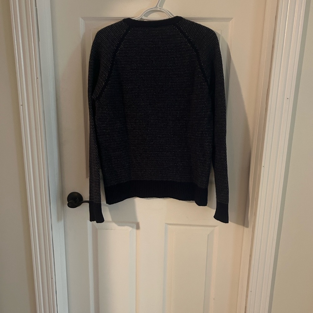 J. Crew Men's Navy Crewneck Sweater - Picture 2 of 5